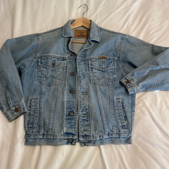 WRANGLER BRAND CLASSIC JEAN JACKET DENIM JACKET THICK FOR MEN